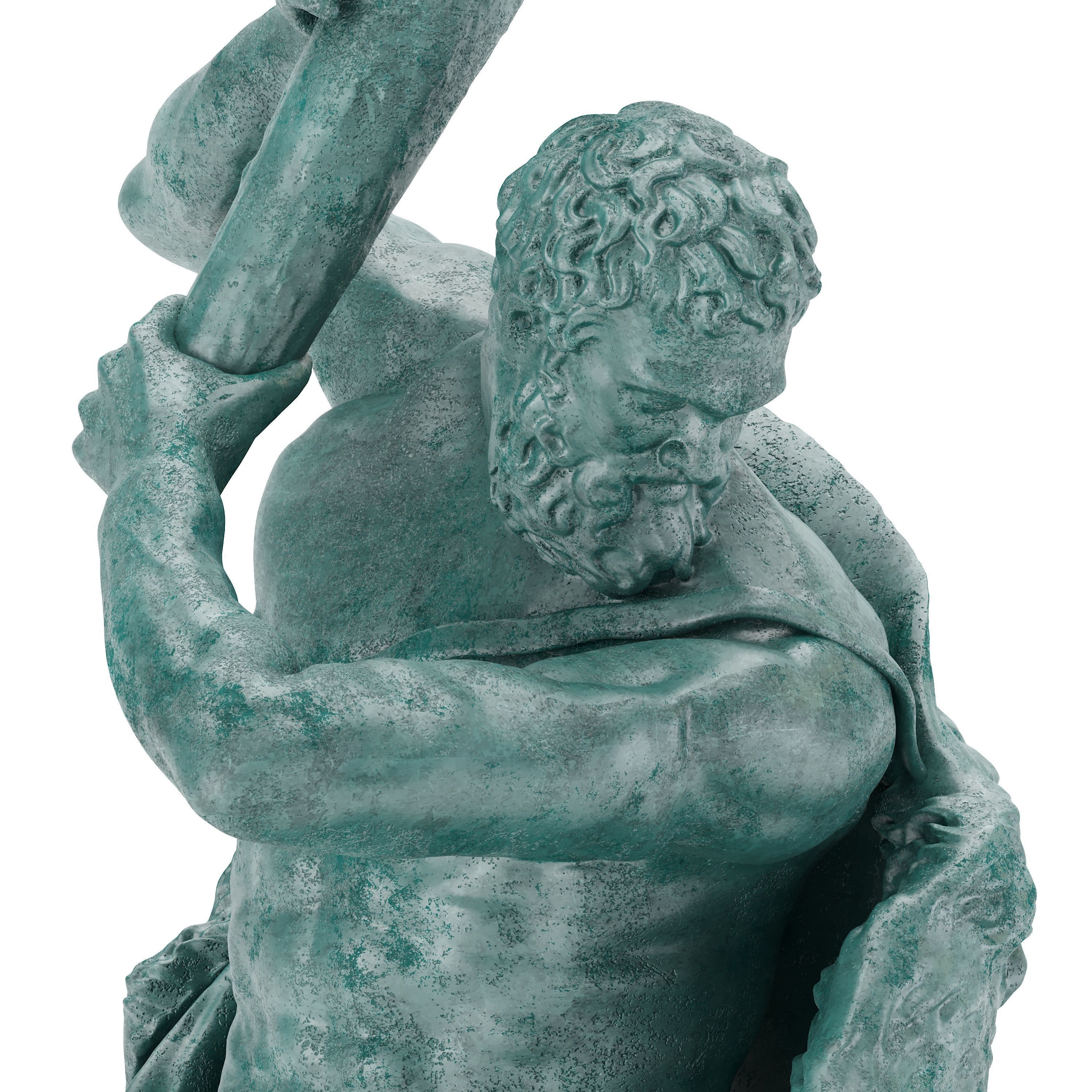 Sculpture of Farnese Hercules 3D Model 3D model_17