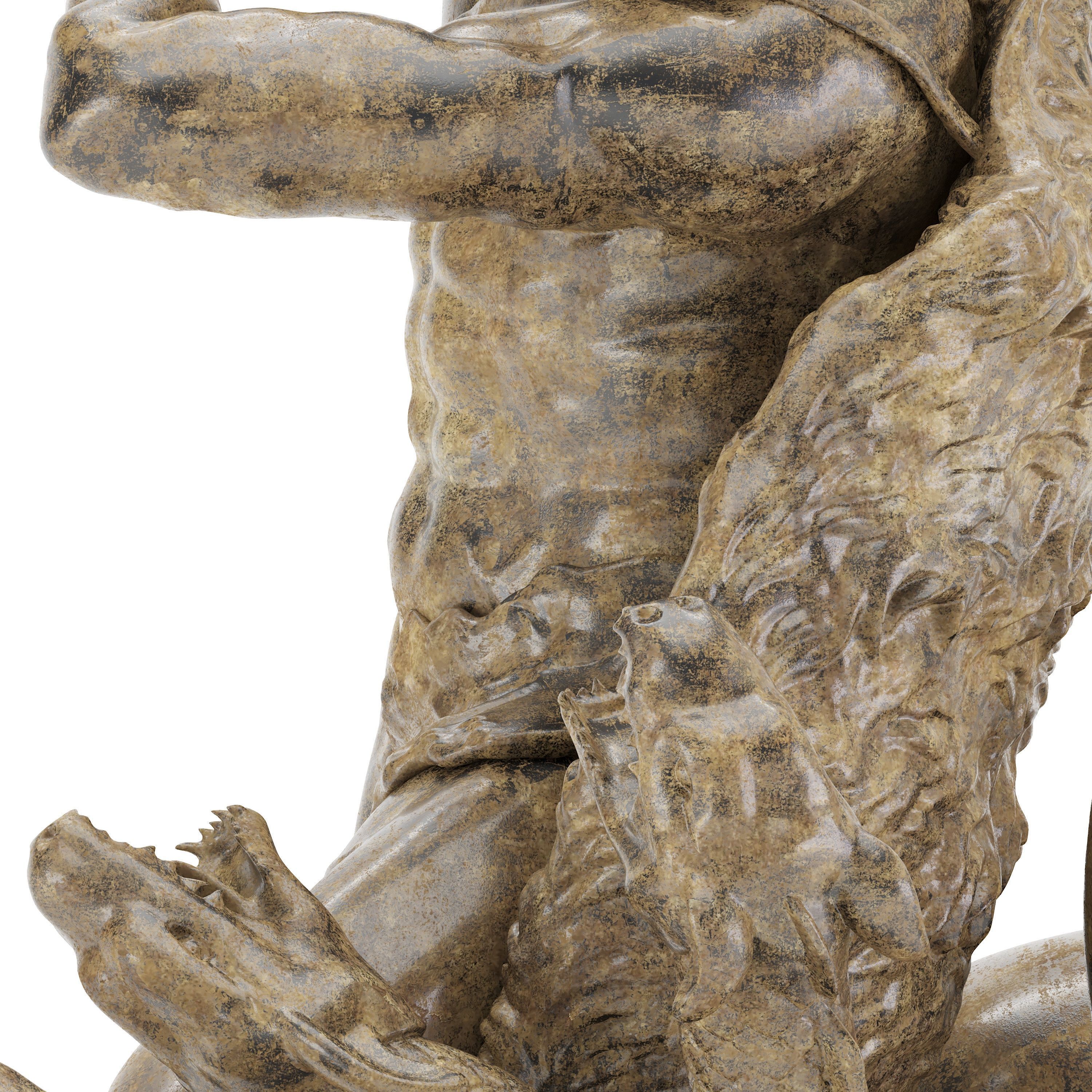 Sculpture of Farnese Hercules 3D Model 3D model_55