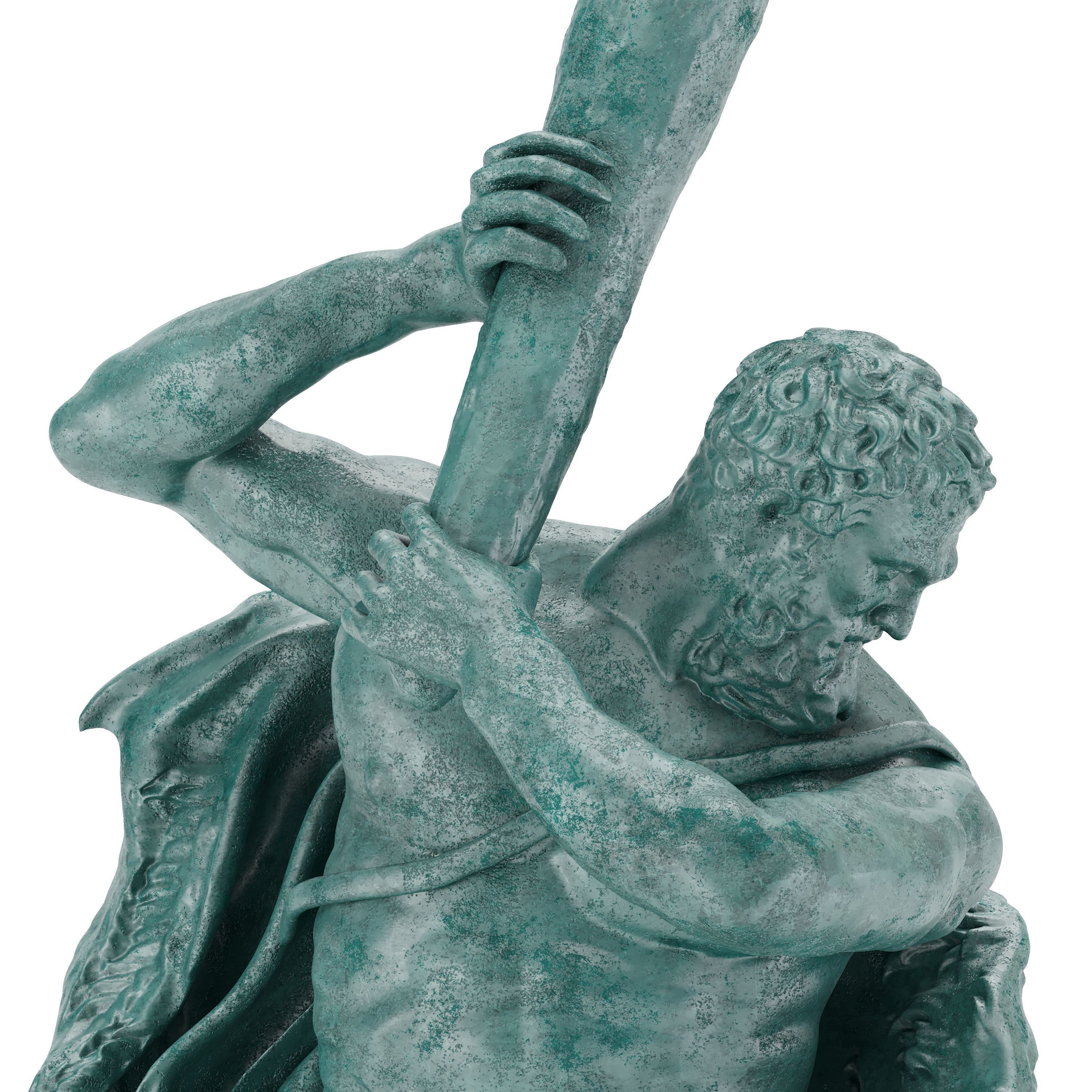 Sculpture of Farnese Hercules 3D Model 3D model_21