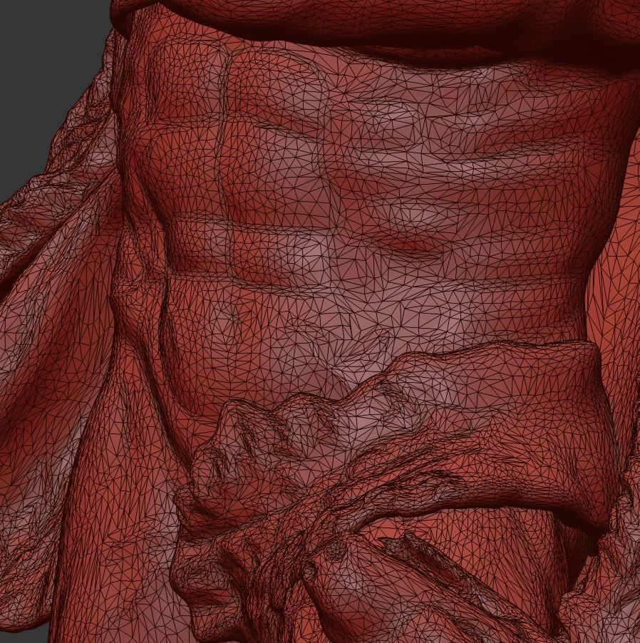 Sculpture of Farnese Hercules 3D Model 3D model_48