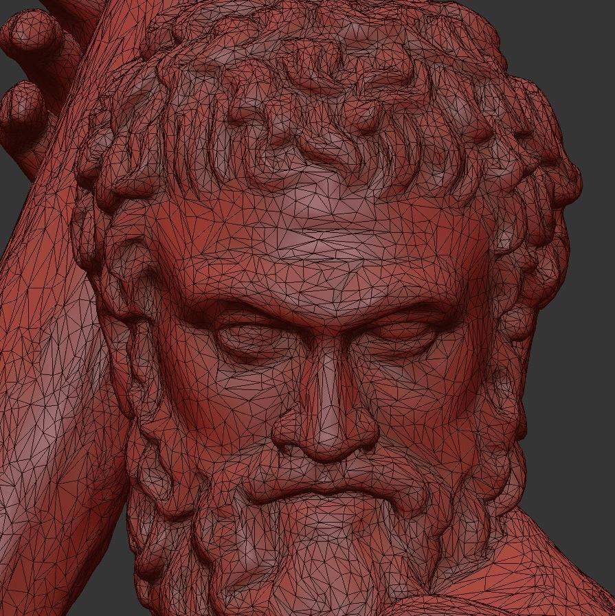 Sculpture of Farnese Hercules 3D Model 3D model_52