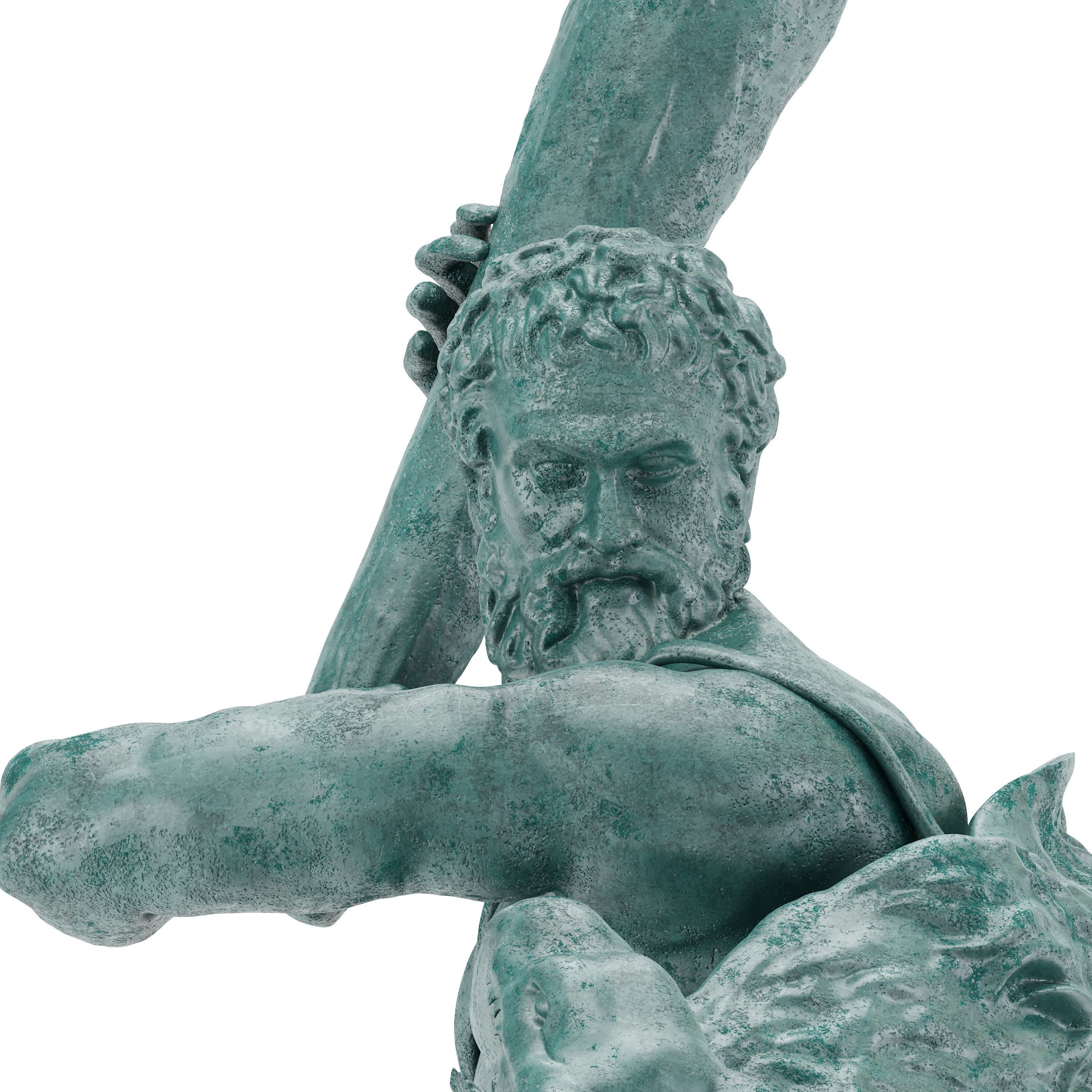 Sculpture of Farnese Hercules 3D Model 3D model_25