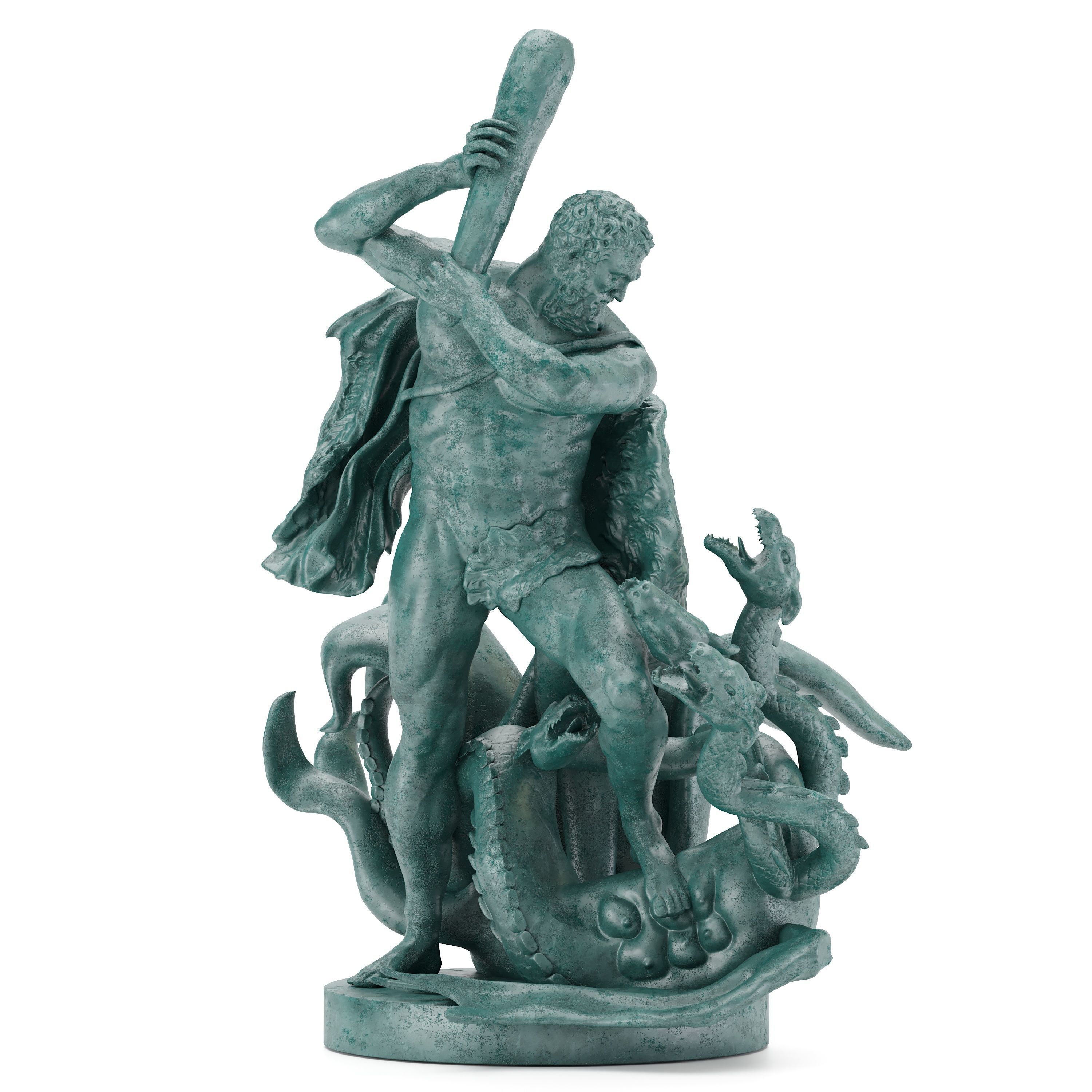 Sculpture of Farnese Hercules 3D Model 3D model_19