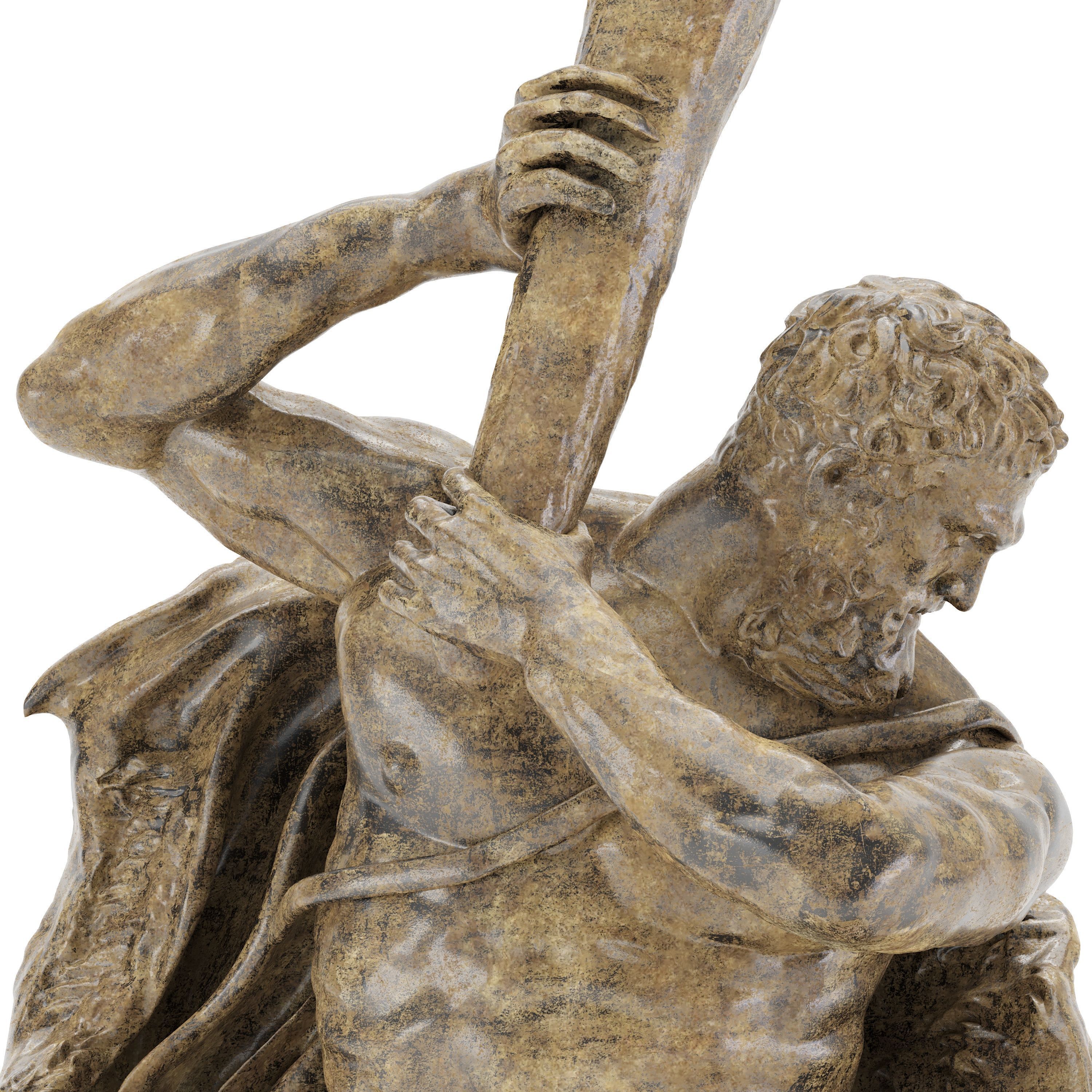 Sculpture of Farnese Hercules 3D Model 3D model_20