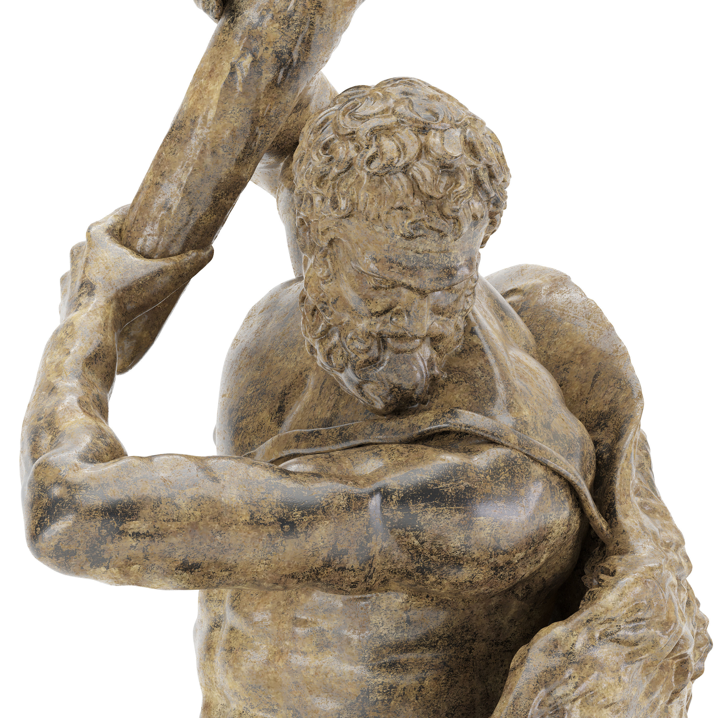 Sculpture of Farnese Hercules 3D Model 3D model_5