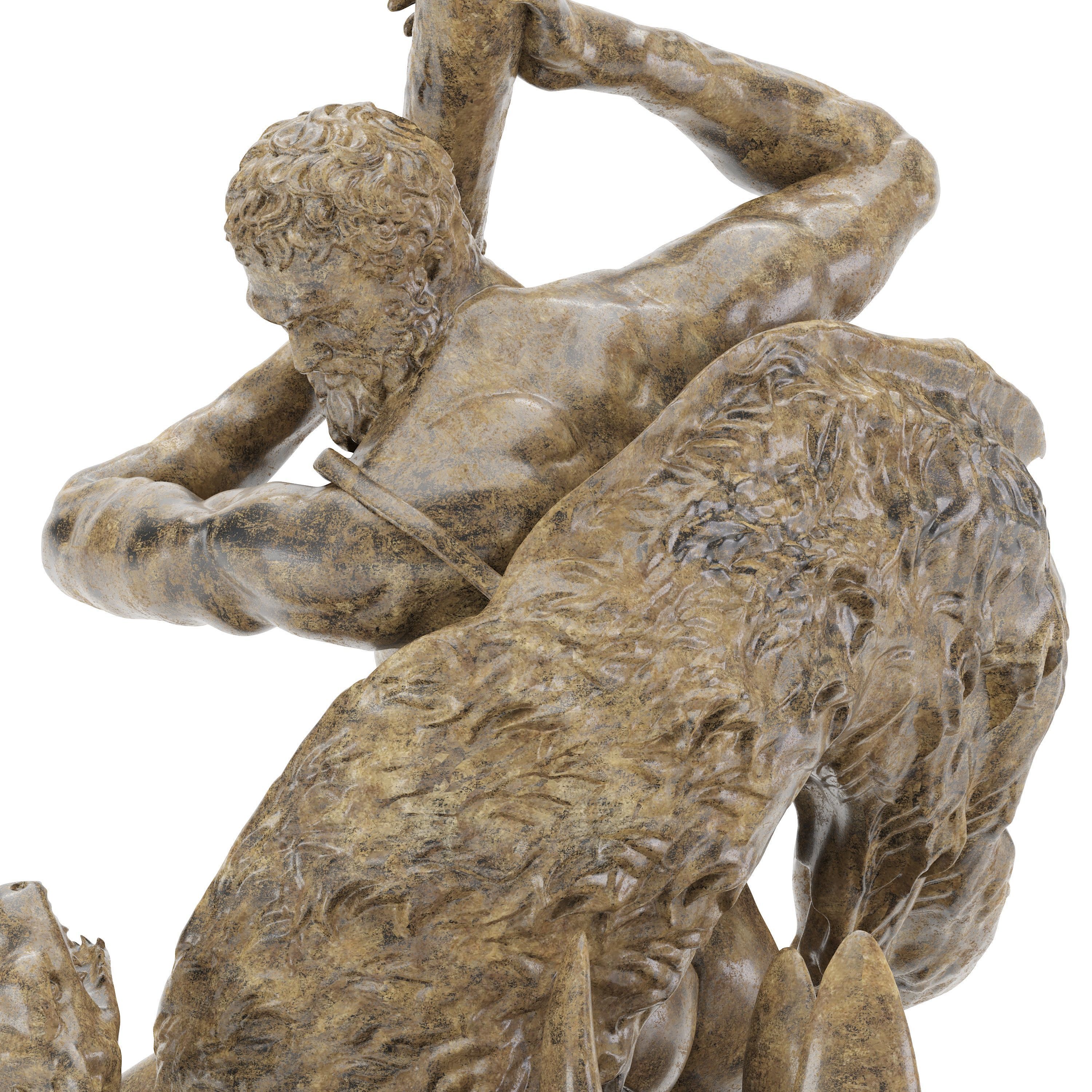 Sculpture of Farnese Hercules 3D Model 3D model_15