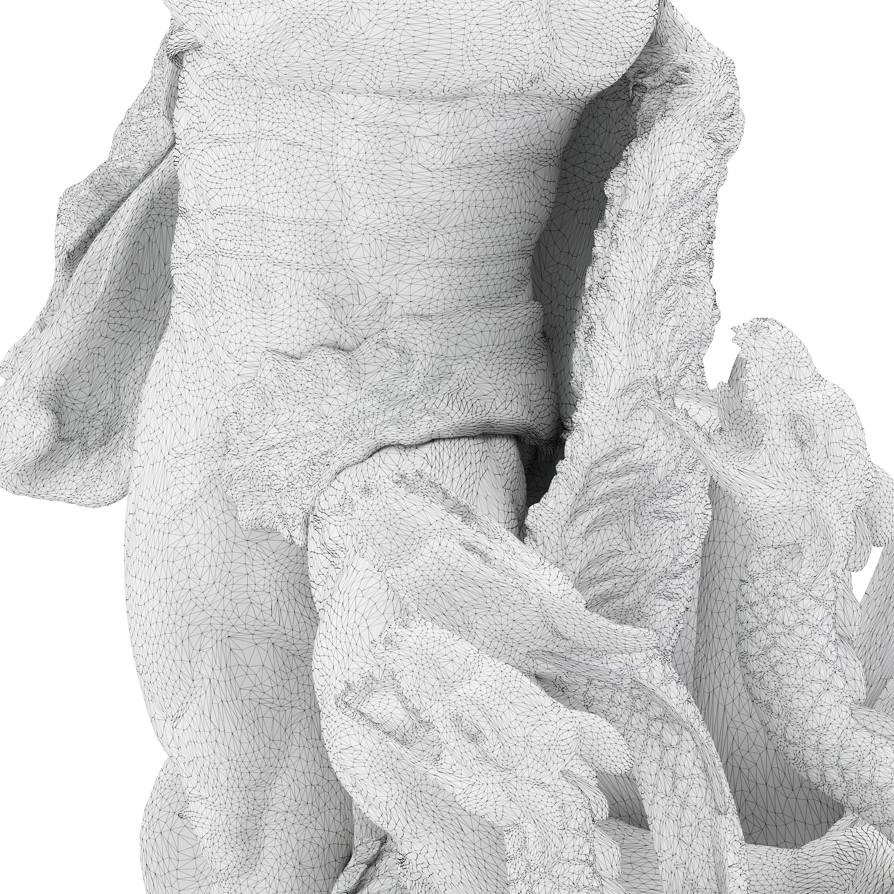 Sculpture of Farnese Hercules 3D Model 3D model_42