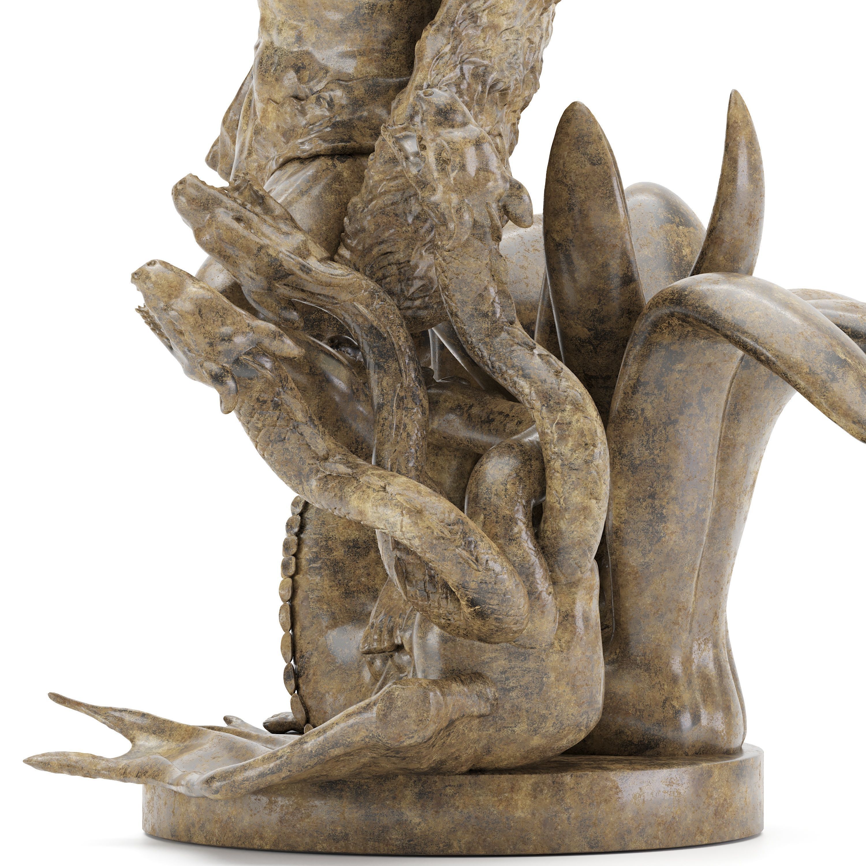 Sculpture of Farnese Hercules 3D Model 3D model_7