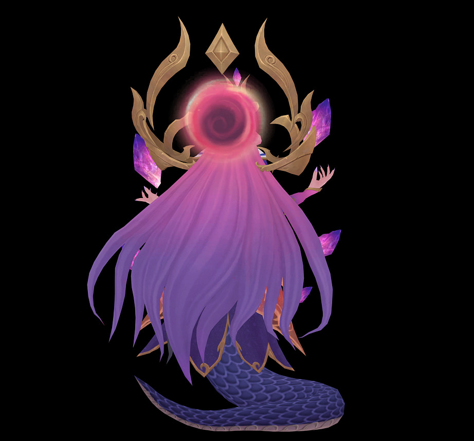 Alyssa Low-poly 3D model_14