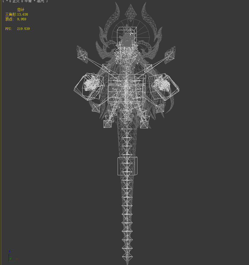 Alyssa Low-poly 3D model_22