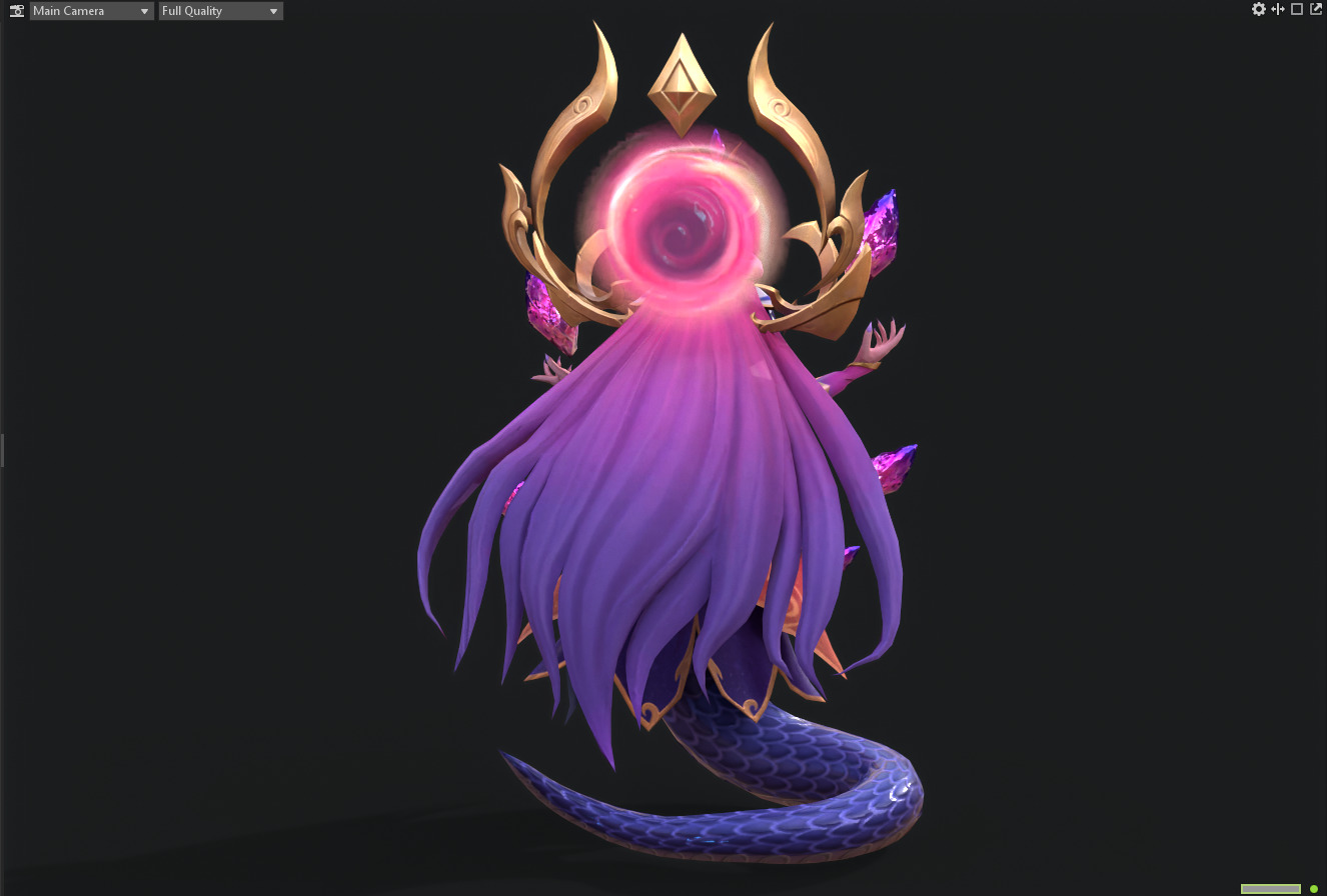 Alyssa Low-poly 3D model_9