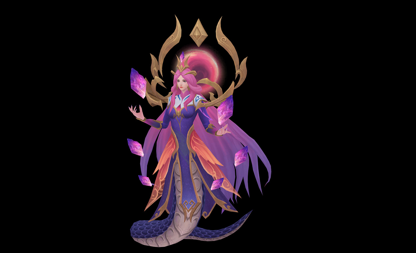 Alyssa Low-poly 3D model_4