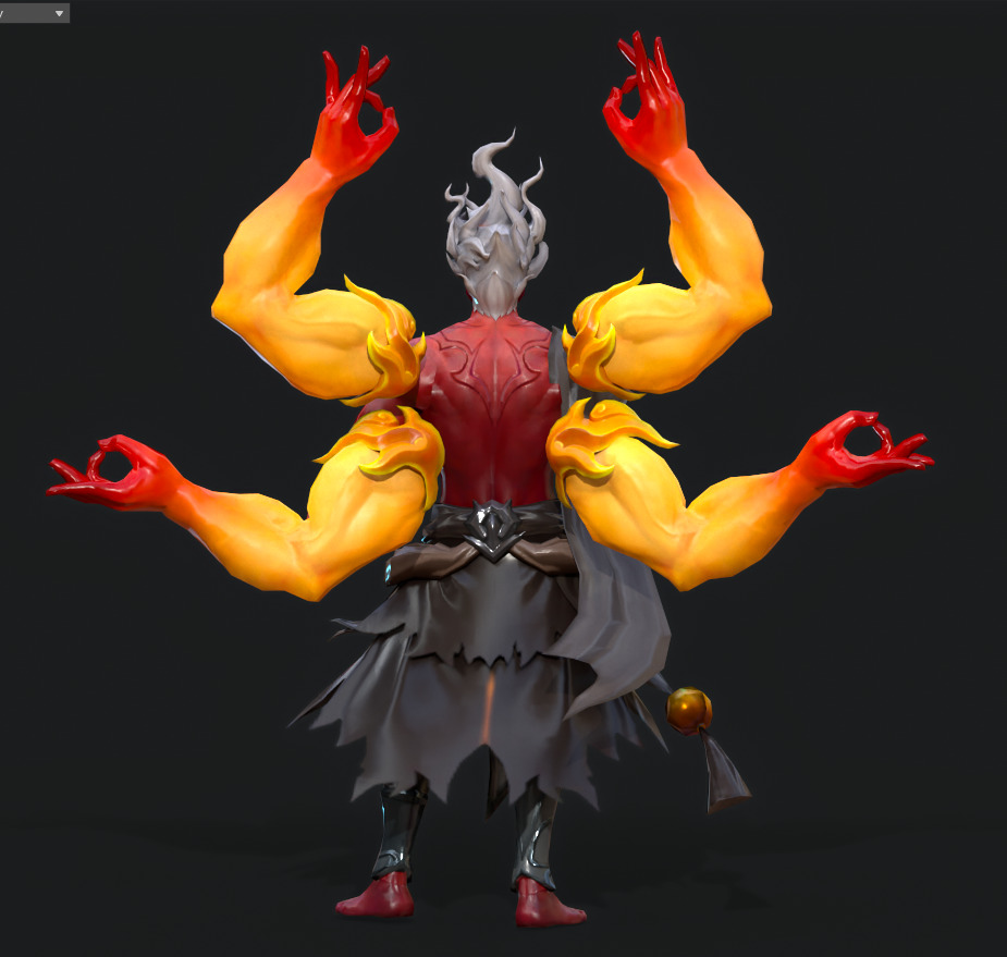 asura Low-poly 3D model_18