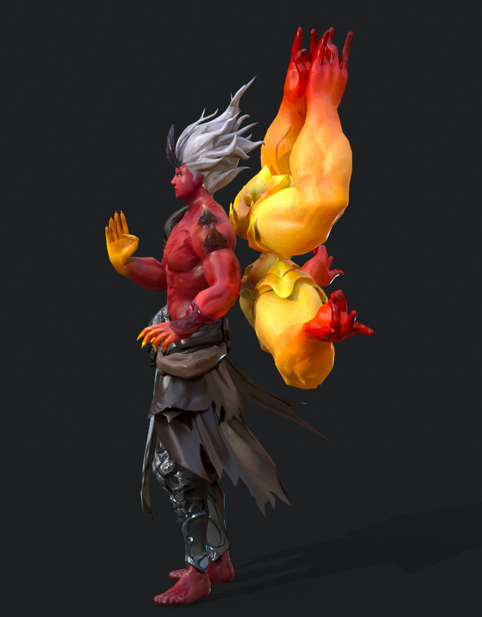 asura Low-poly 3D model_17