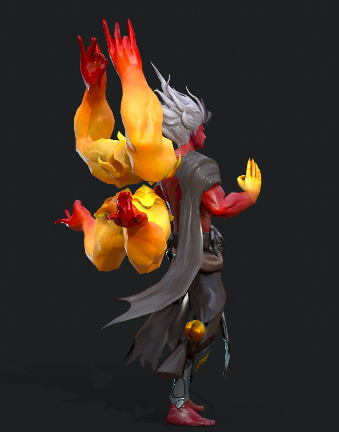 asura Low-poly 3D model_19