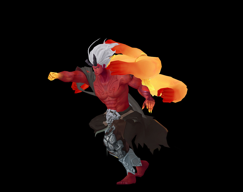 asura Low-poly 3D model_8