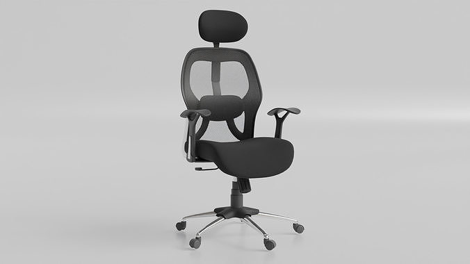 Realistic 3D Office Chair 3D model