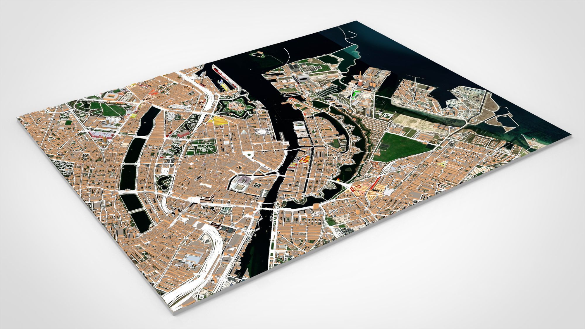 Cityscape Copenhagen Denmark 3D model_11