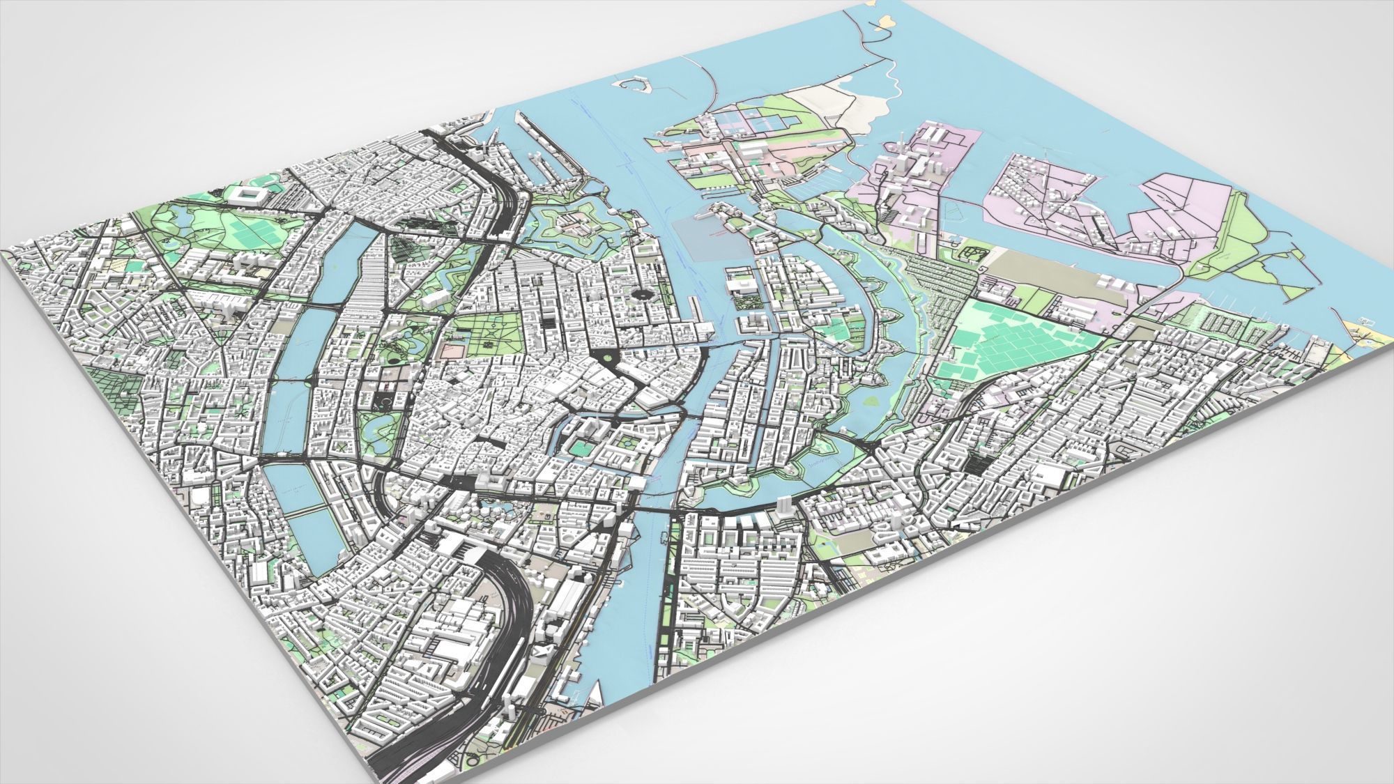 Cityscape Copenhagen Denmark 3D model_3