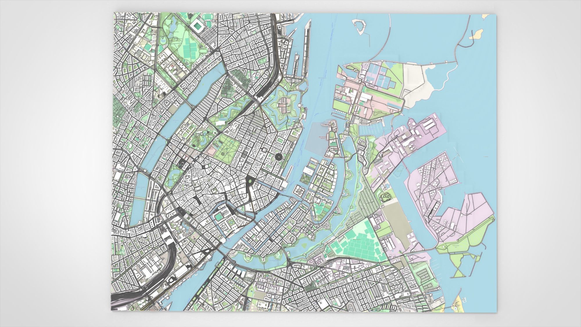 Cityscape Copenhagen Denmark 3D model_4