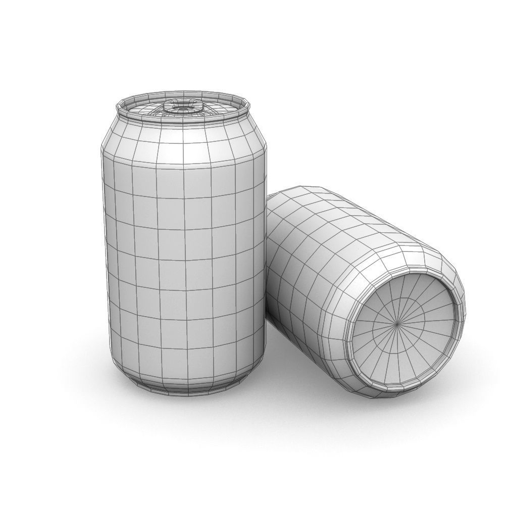 Drinks Can - 330ml Standard Low-poly 3D model_4