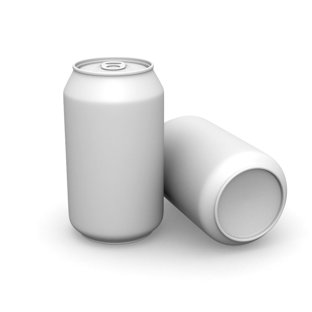Drinks Can - 330ml Standard Low-poly 3D model_2