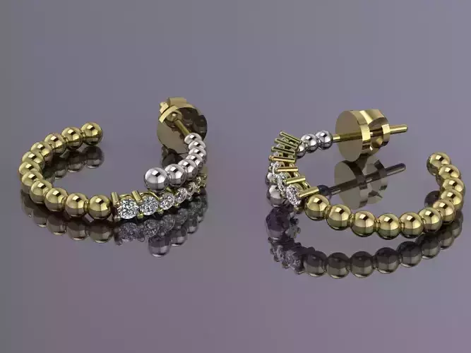 Jewelry Earrings Tiamo Gold MK-32