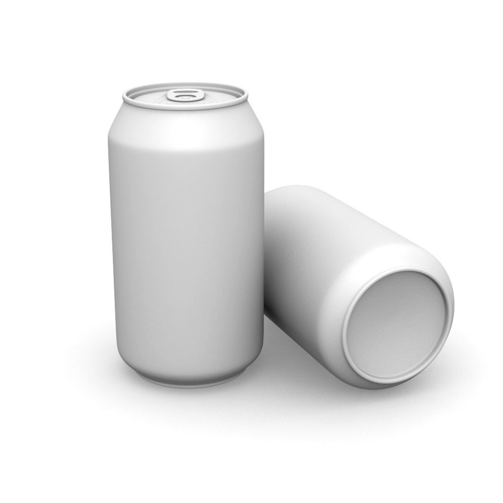 Drinks Can - 355ml Standard Low-poly 3D model_2