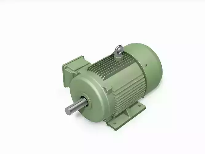 160L B3 Left IEC electric motor - 3D CAD model