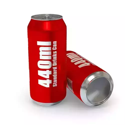 Drinks Can - 440ml Standard Low-poly 3D model
