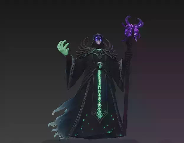 Lord of the Forgotten - Cinematic Portrait of a Necromancer