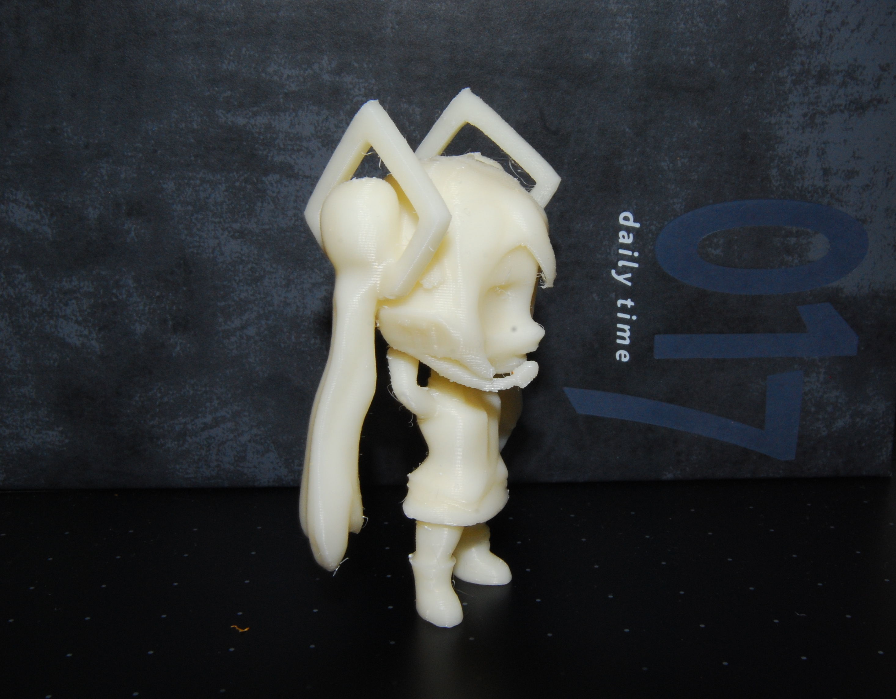 Hatsune Miku Chibi 3D print model_3