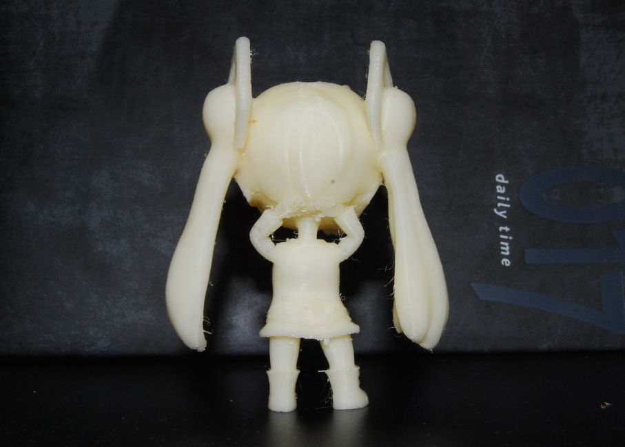 Hatsune Miku Chibi 3D print model_2