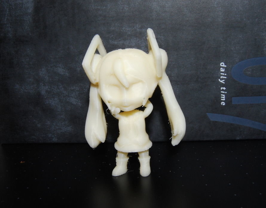 Hatsune Miku Chibi 3D print model_1