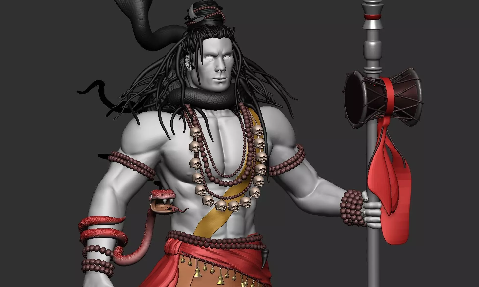 Shiv Ji Hindu God 3D model