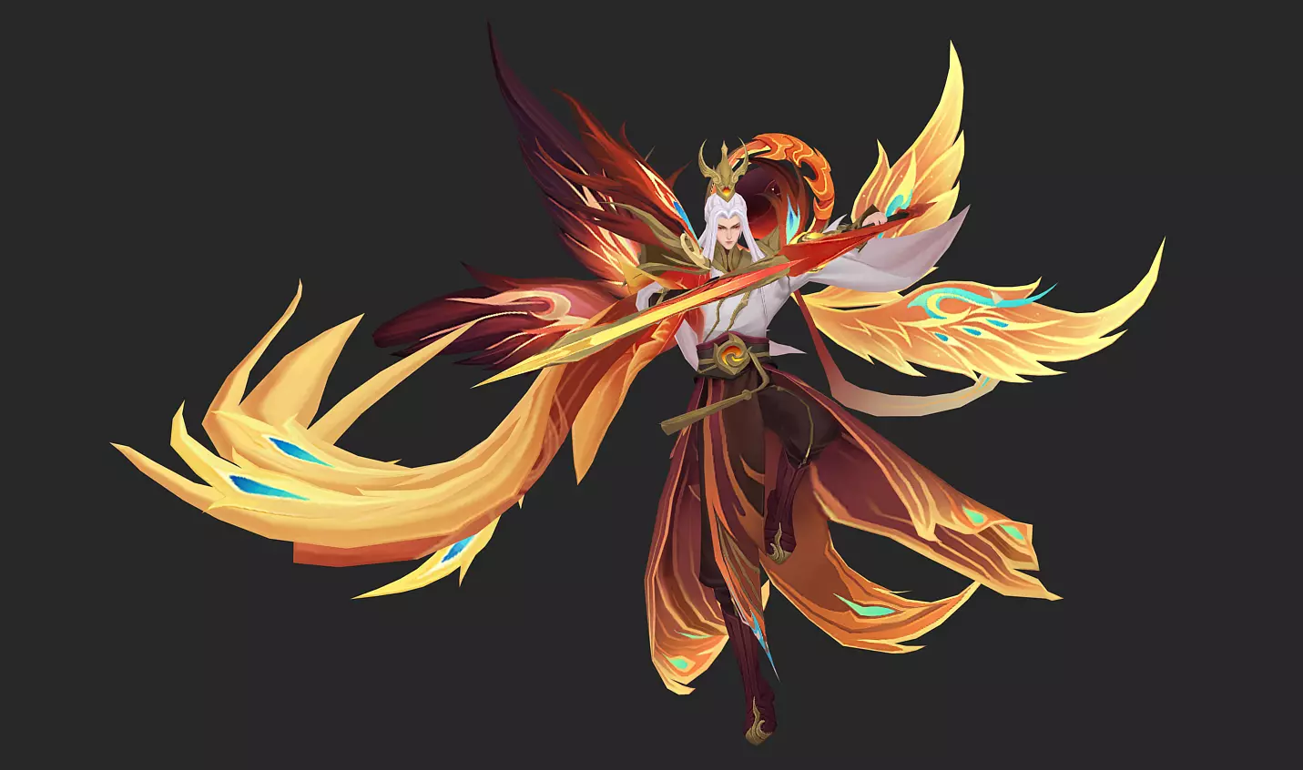 angel Low-poly 3D model_0