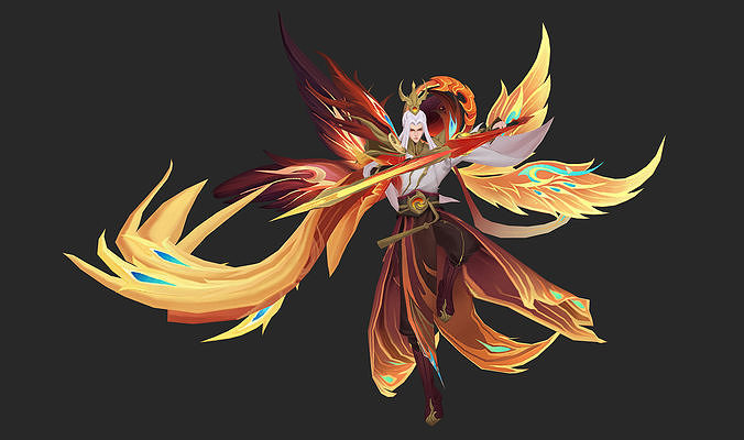 angel Low-poly 3D model