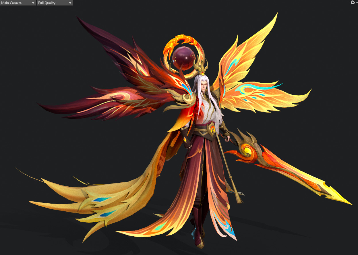 angel Low-poly 3D model_20