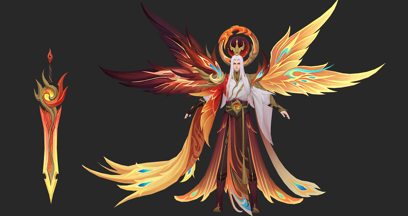 angel Low-poly 3D model_14