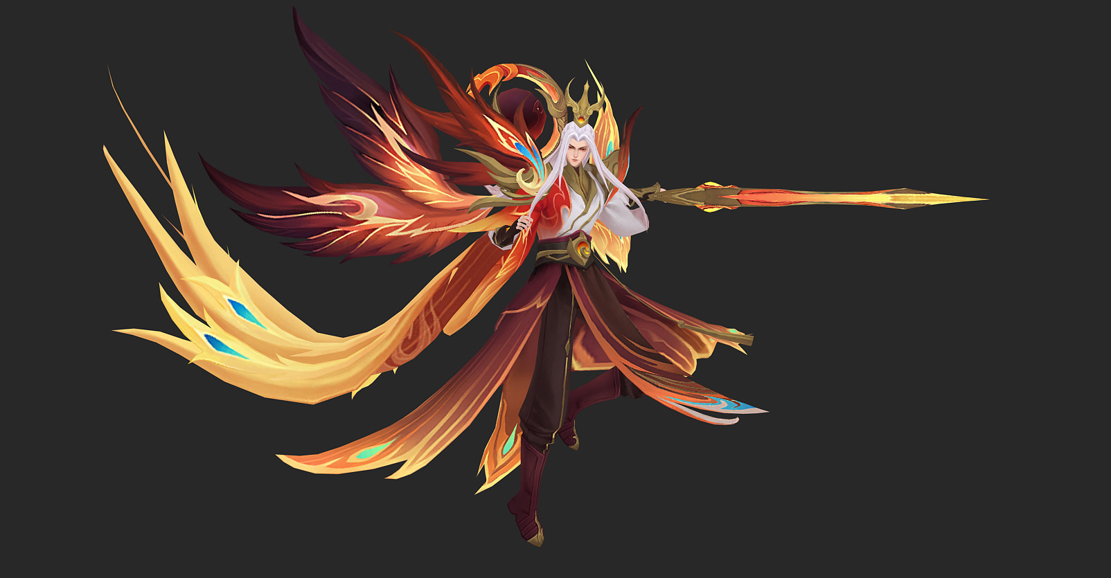 angel Low-poly 3D model_9