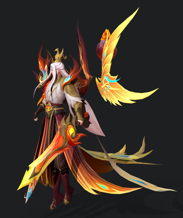 angel Low-poly 3D model_23