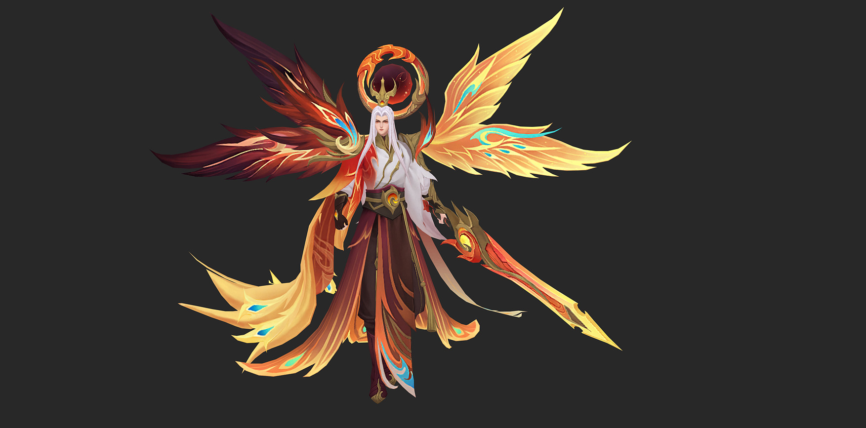 angel Low-poly 3D model_2