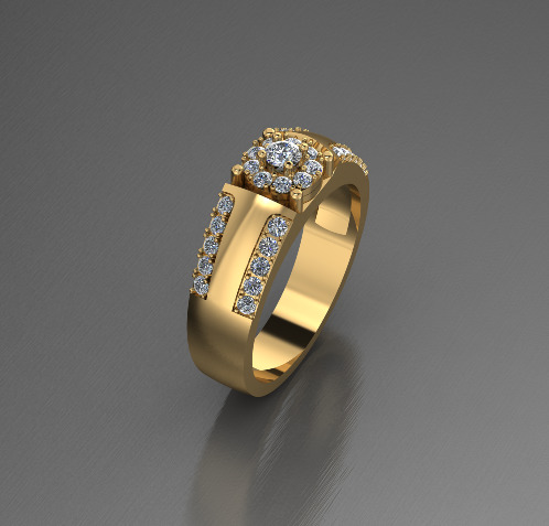 Ring Man New 0007 3D print model_2