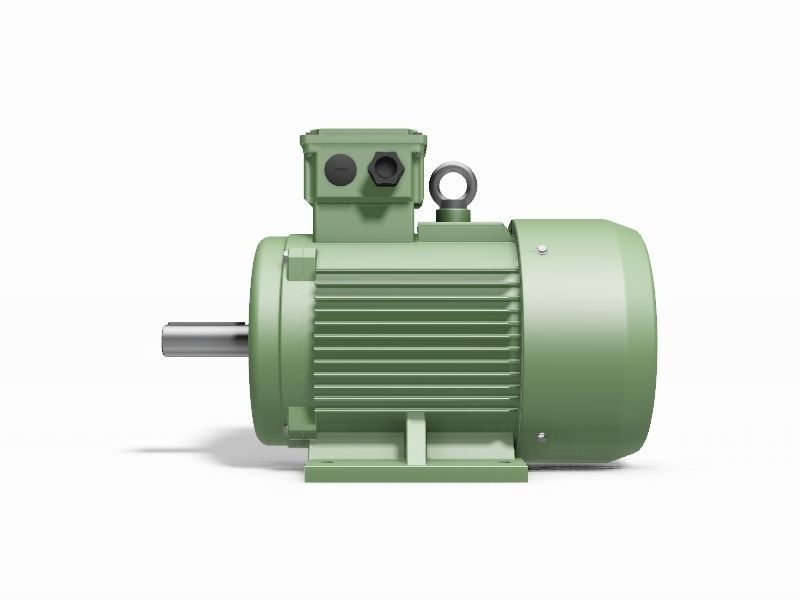 160L B3 Top IEC electric motor - 3D CAD model 3D model_2