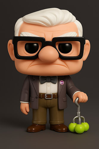 Carl Fredricksen - Grandpa Up Movie 3D print model