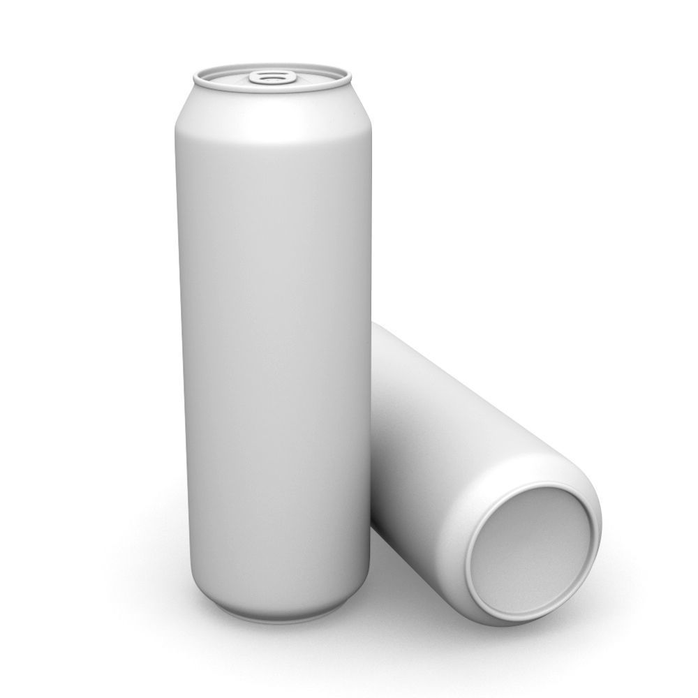 Drinks Can - 568ml Standard Low-poly 3D model_2