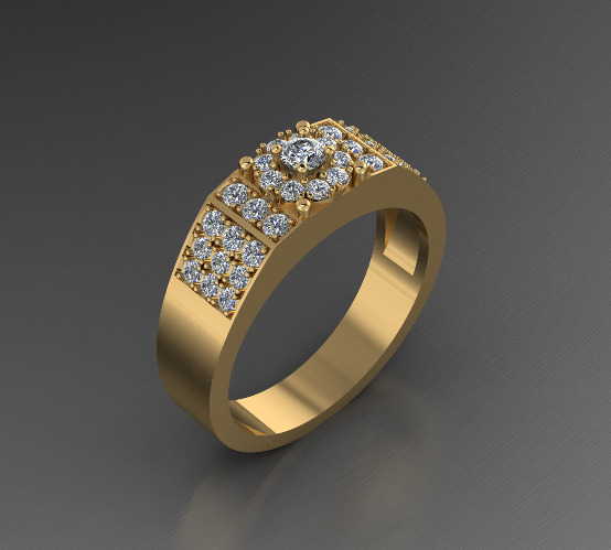 Ring Man New 0008 3D print model_2