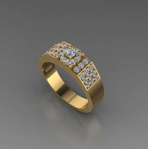 Ring Man New 0008 3D print model_3