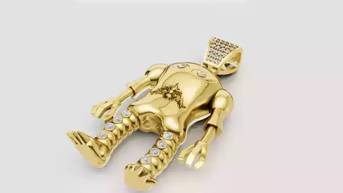 3D GOLD TOYS PENDANT 