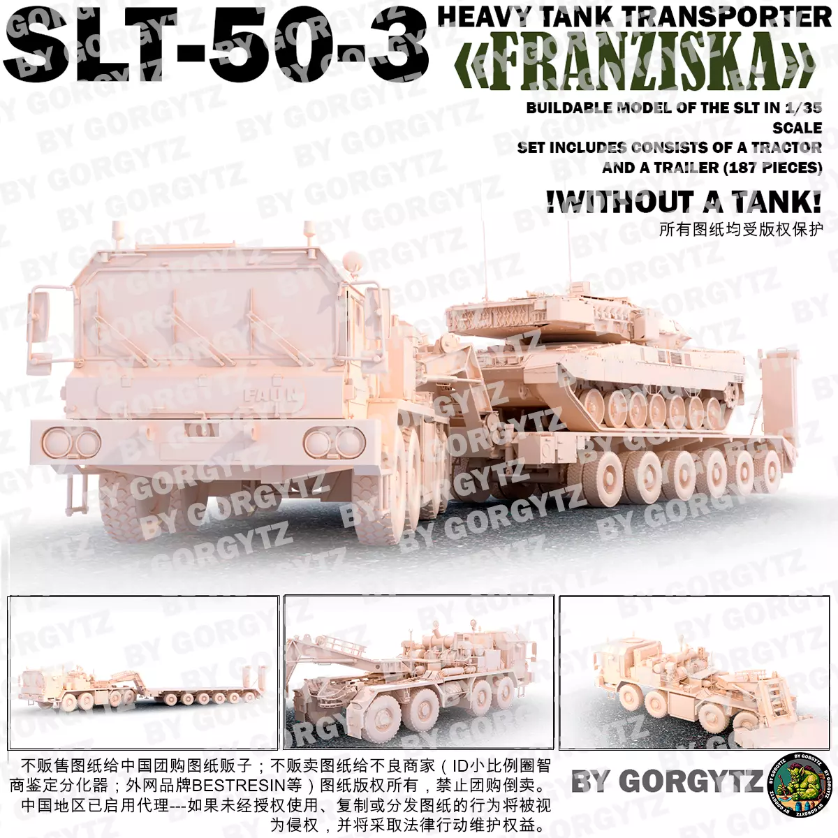 full set SLT 56 Franziska 3D print model_0